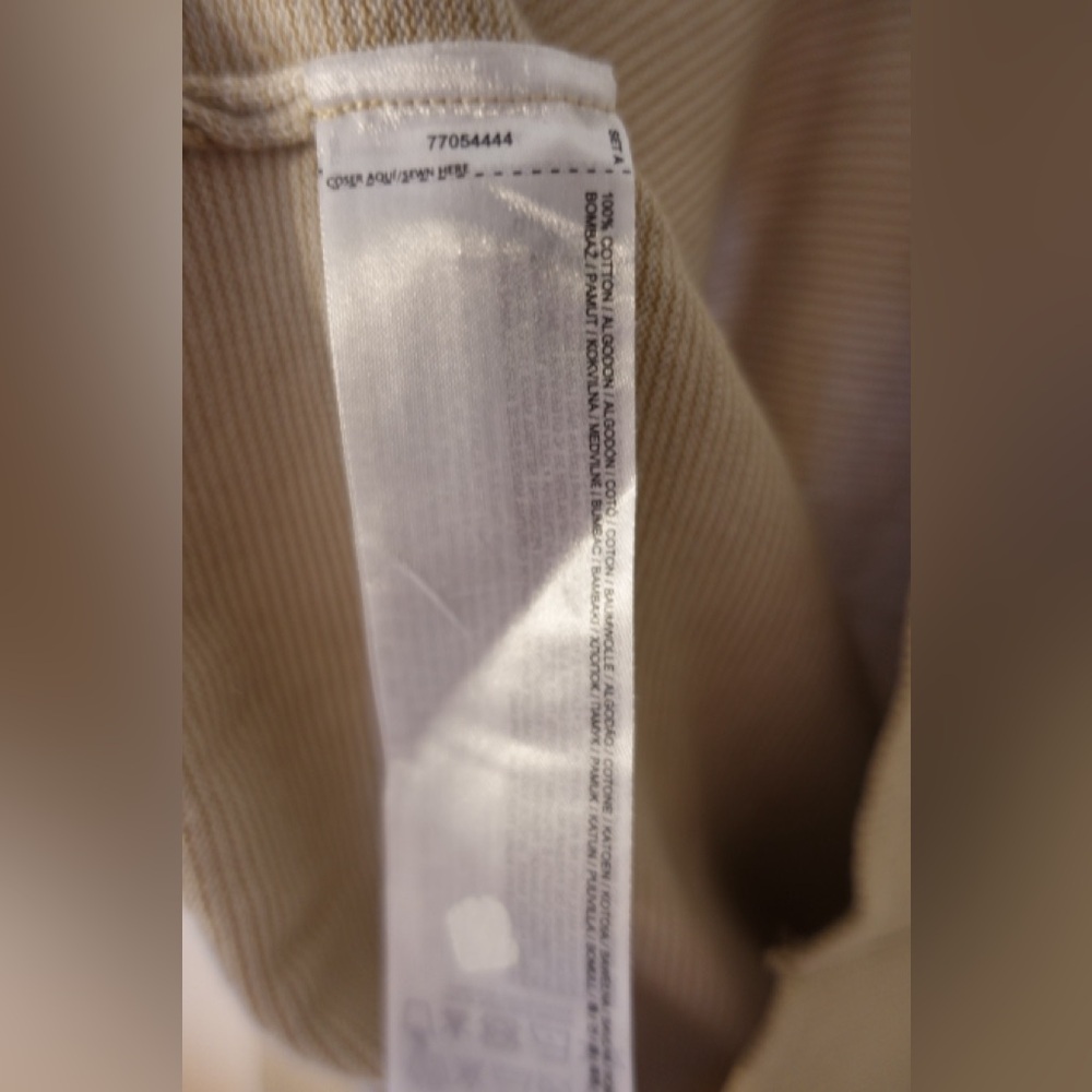 Mango Light Tan Polo Shirt View 4